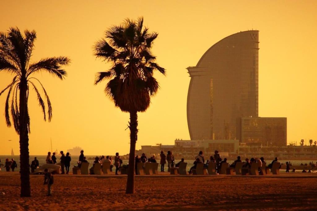 Lovely & Bright Vila Olimpica Beach Apartment Barcelona Exteriör bild